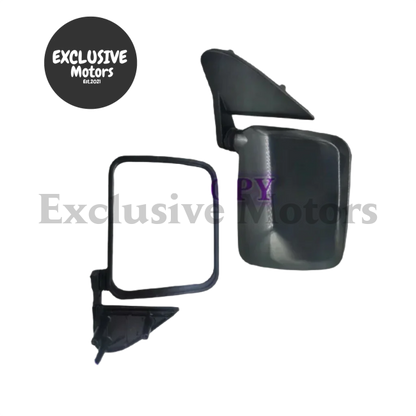 Black Rear View Mirrors for Nissan D21 4x4 (1990)