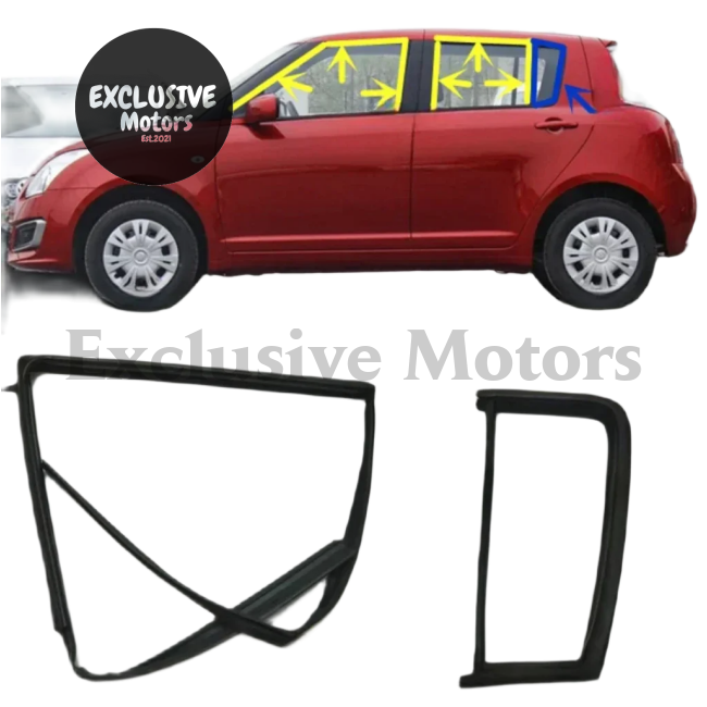 Rear Triangle Window Seals for Suzuki Swift