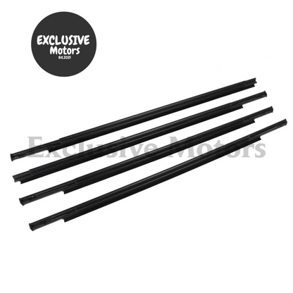 4PCS Outer Rubber Weatherstrip for Mitsubishi Outlander (2007-2012)