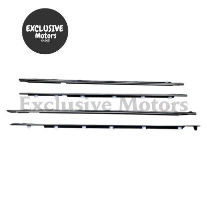 4x Outer Window Weatherstrips for Toyota Land Cruiser LC80/LX450 (1991-1998)