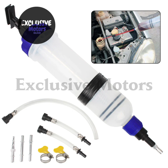 Car Oil Fluid Extractor / Fuel Transfer Filling Syringe 1500cc Injecting Pump