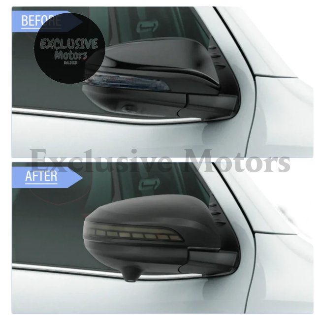 Side Mirror Cover Trim for Toyota Hilux (2015-2023)