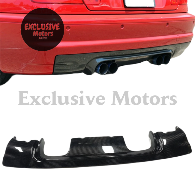 Rear Bumper Diffuser Lip for BMW E46 M3 (2000-2006 Coupe)