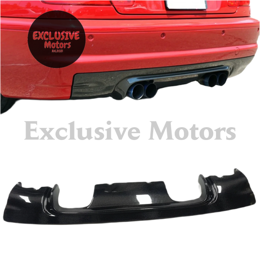 Rear Bumper Diffuser Lip for BMW E46 M3 (2000-2006 Coupe)