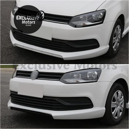 Front Bumper Lip Body Kit for Volkswagen Polo Standard (2014-2017) – 2 Pieces