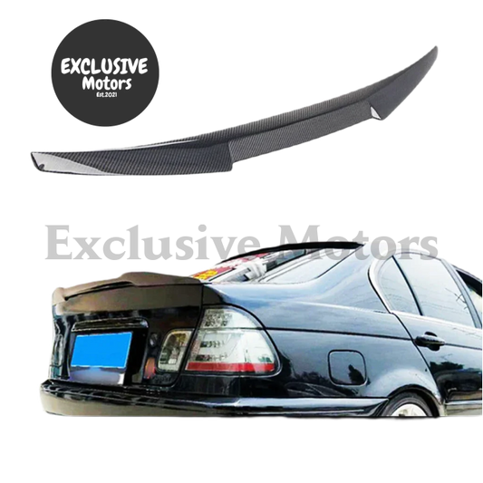 Carbon Fiber Boot Lid Spoiler - M4 Style Ducktail for BMW E46 (1999-2005)