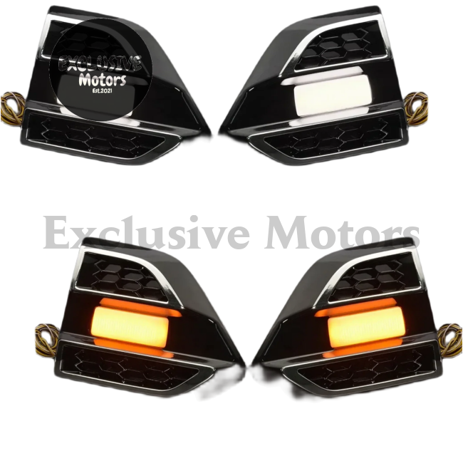 Fender Vent Cover with LED Turn Signal Lights for Ford Ranger T7/T8 (2016-2021)