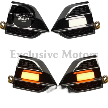 Fender Vent Cover with LED Turn Signal Lights for Ford Ranger T7/T8 (2016-2021)