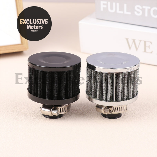 Universal 12mm Car Air Filter for Cold Air Intake - High Flow Mini Breather