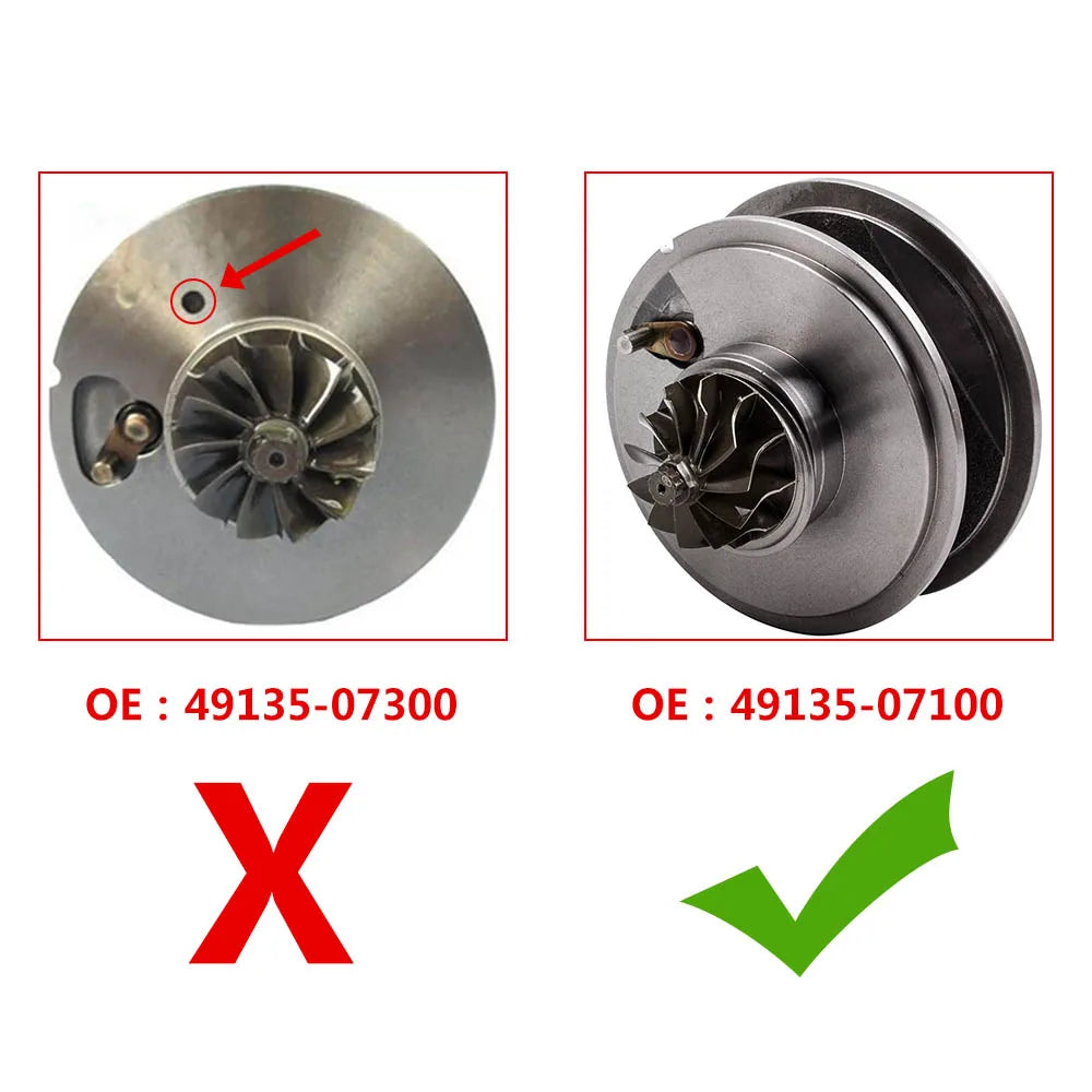 Turbo Cartridge CHRA for Hyundai Santa FE I & II 2.2 CRDI D4EB 110kw 49135-07100  4913507300 4913507100 2823127800