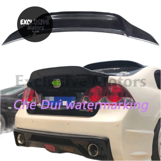 Rear Boot Lid Spoiler / Wing for Honda Civic 2005+