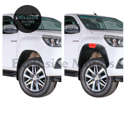 6" Fender Flares Wheel Arch Mudguards for Toyota Hilux (2015-2023)