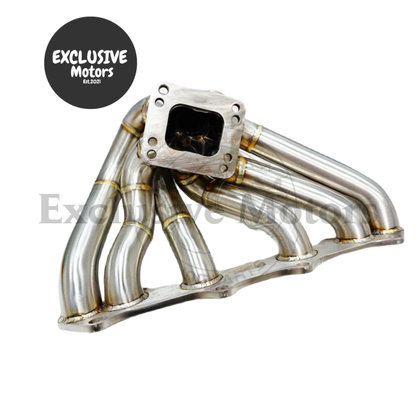 SS304 3mm Steam Pipe T3/T4 Turbo Manifold for Toyota 1JZ-GTE VVTi