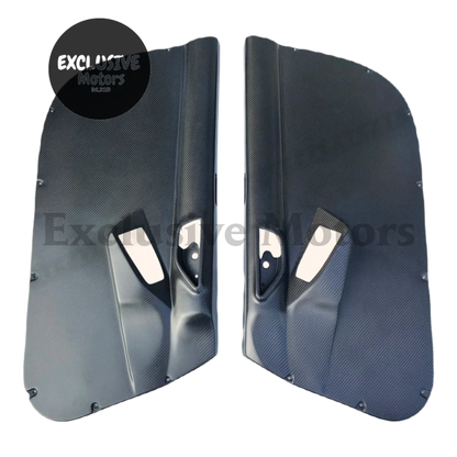 Carbon Fiber Inner Door Panels x 2 for Subaru BRZ  GR86  2021-2023