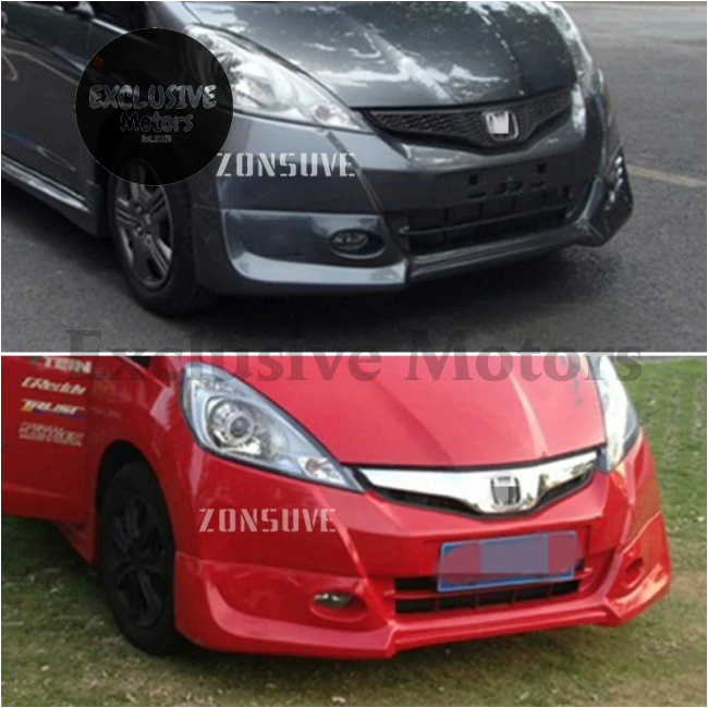 Front Bumper Lip Body Kit for Honda Jazz/Fit (2011-2013) – 2 Pieces