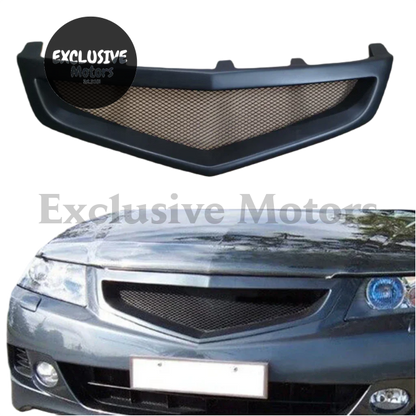 Matte Black Mesh Grill for Honda Accord Euro R CL9 (2006-2008)