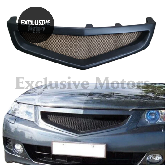 Matte Black Mesh Grill for Honda Accord Euro R CL9 (2006-2008)