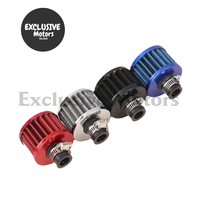 Universal 12mm Car Air Filter for Cold Air Intake - High Flow Mini Breather