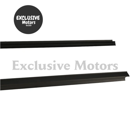 2-Piece Door Window  Weatherstrip for Nissan Pickup D21 Hardbody (1986-1994)