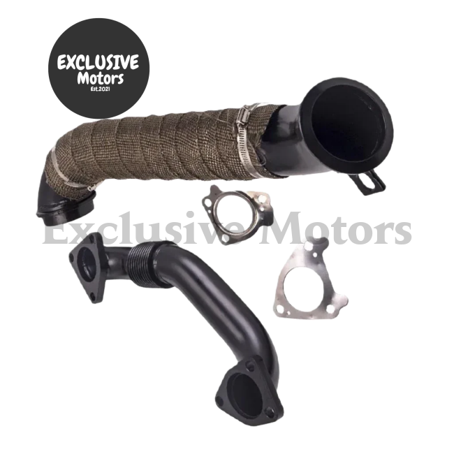 3" Turbo Downpipe & Side Up-pipe for 2001-2016 Chevy GMC Sierra/Silverado