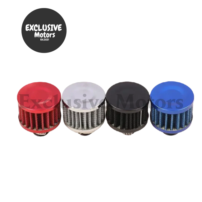 Universal 12mm Car Air Filter for Cold Air Intake - High Flow Mini Breather