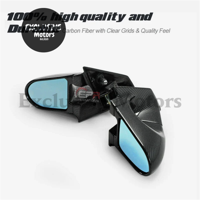 Ganador Style Carbon Fiber Mirrors for Mitsubishi Lancer Evolution X (CZ4A)