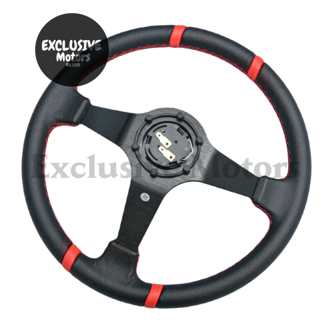 14-Inch Deep Steering Wheel Red Steering Wheel