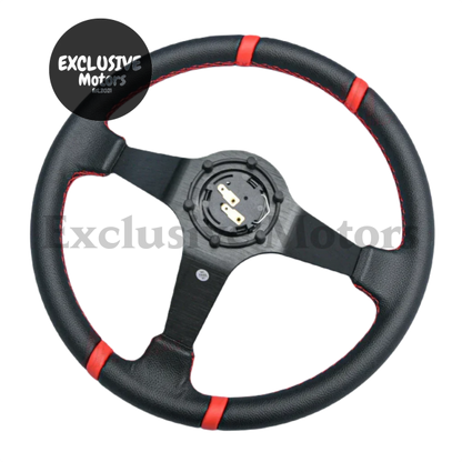 14-Inch Deep Steering Wheel Red Steering Wheel