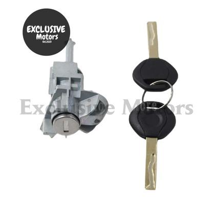 Front Driver Door Lock Barrel with Key for BMW E46 3 Series