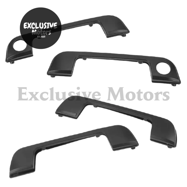 4-Piece Black Door Handle Kit Covers for BMW E36, E34, E32