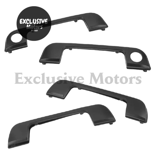 4-Piece Black Door Handle Kit Covers for BMW E36, E34, E32