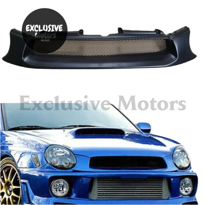 Matte Black Mesh Grill for Subaru Impreza WRX (2002-2003)