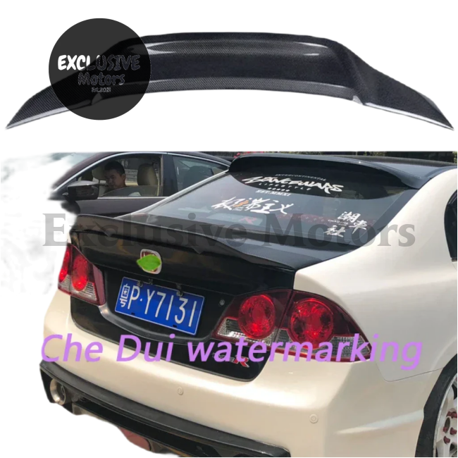 Rear Boot Lid Spoiler / Wing for Honda Civic 2005+