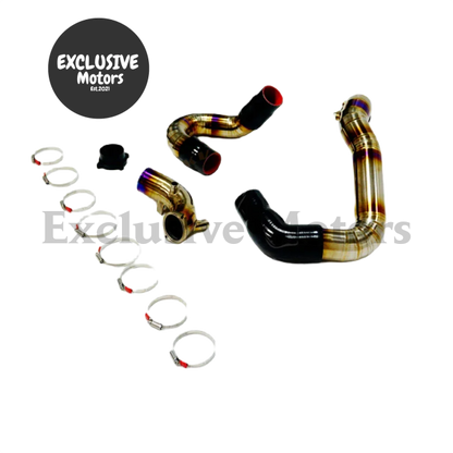 Titanium Charge Pipe + Titanium Turbo Inlet Pipe for Audi S4/S5 3.0T B9