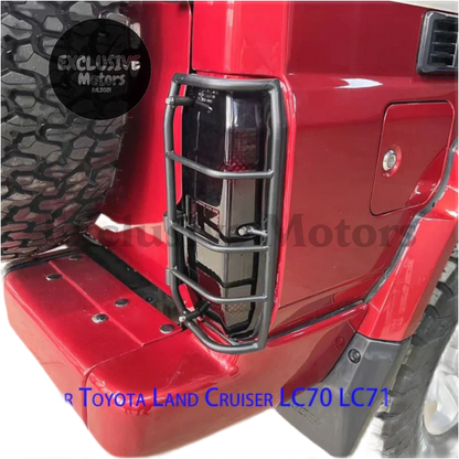 Stainless Steel Tail Light Cover for Toyota Land Cruiser - Tail Light Protection