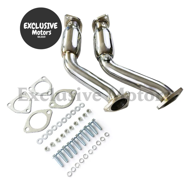 Stainless Performance Decat Downpipes for Nissan 350Z Z33 (2003-2005)