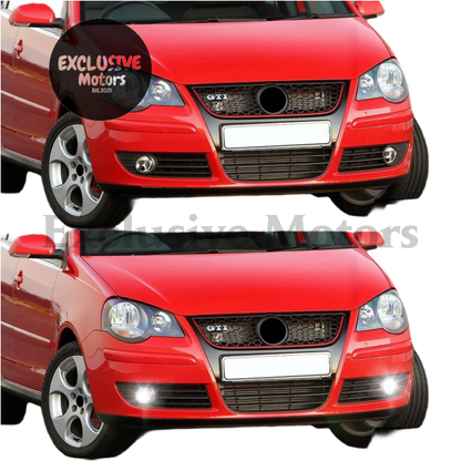 2PCS LED Fog Lights for VW Polo, T5 Transporter, Multivan, Skoda Fabia Mk1