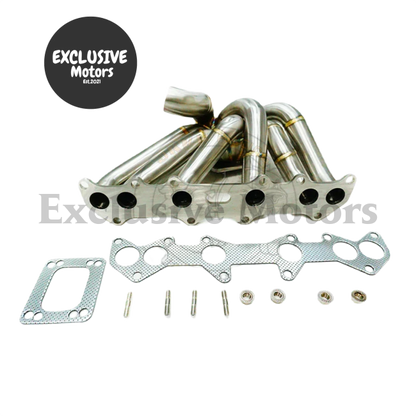 SS304 3mm Steam Pipe T3/T4 Turbo Manifold for Toyota 1JZ-GTE VVTi