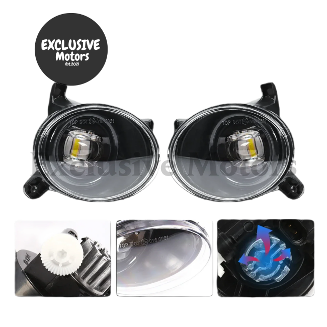 LED Fog Lights for Audi A1, A4, A5, A6, Q3 & Passat CC (2008-2014)