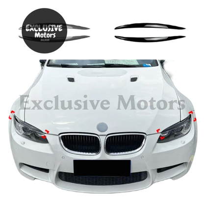 Headlight Eyebrow Eyelids Trim Cover for BMW 3 Series E90/E92/E93 (2006-2012)