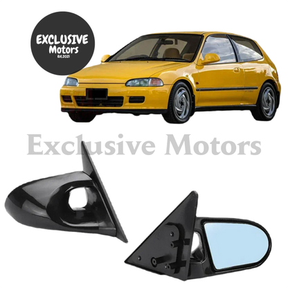 Ganador Style Side Mirrors for Honda EG Hatch (2/3 Doors) - Spoon Style