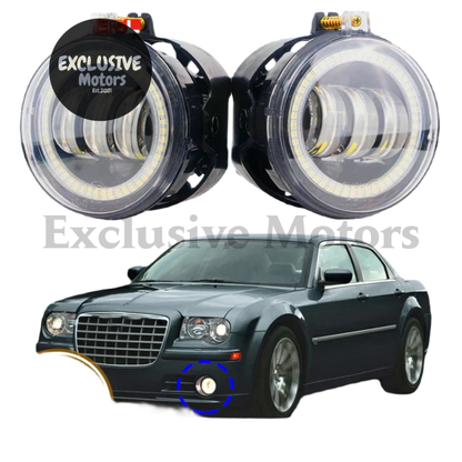 30W LED Fog Lights with Angel Eye DRL for Chrysler 300 (2007-2009)