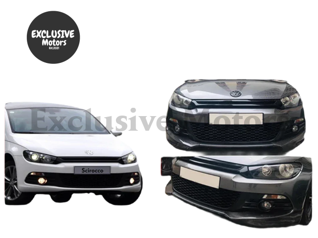 Front Bumper Lip Body Kit for Volkswagen Scirocco (2009-2013) – 2 Pieces