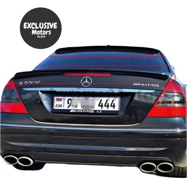 Rear Spoiler for Mercedes-Benz W211 E-Class (2003-2009)