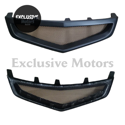 Matte Black Mesh Grill for Honda Accord Euro R CL9 (2006-2008)