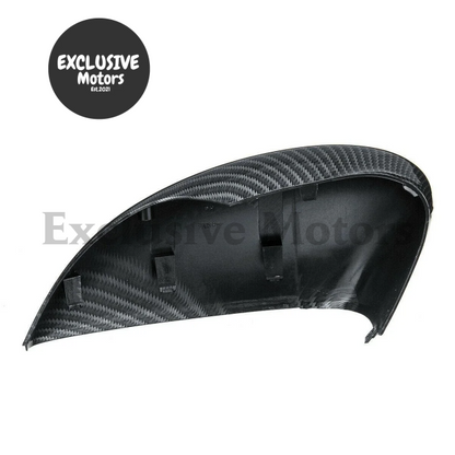 Rearview Mirror Cover for Ford Fiesta MK7 (2008-2019) - Carbon Fiber Look
