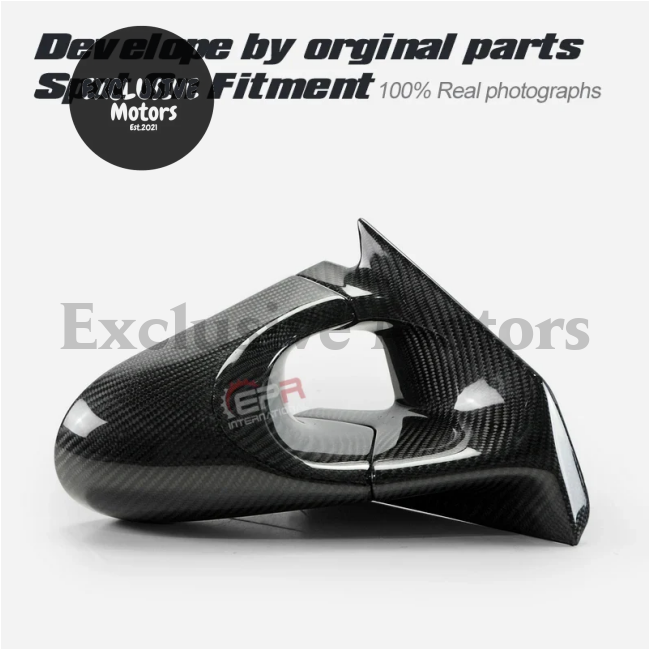 Ganador Style Carbon Fiber Mirrors for Mitsubishi Lancer Evolution X (CZ4A)