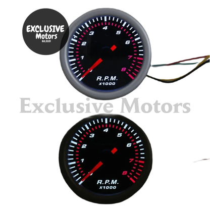 2" 52mm Boost Gauge PSI/BAR, Vacuum, Water Temp, Oil Temp, Tachometer, Voltmeter