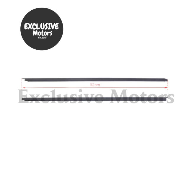 2-Piece Outer Window Weatherstrip Door Seal for Nissan D21 Pickup (1986-1997)