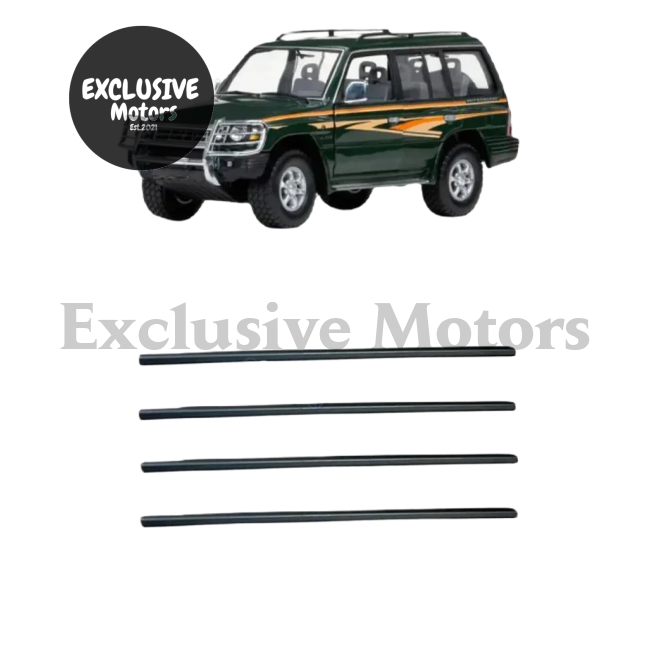 4-Piece Window Glass Rubber for Mitsubishi Pajero (1989-1999)